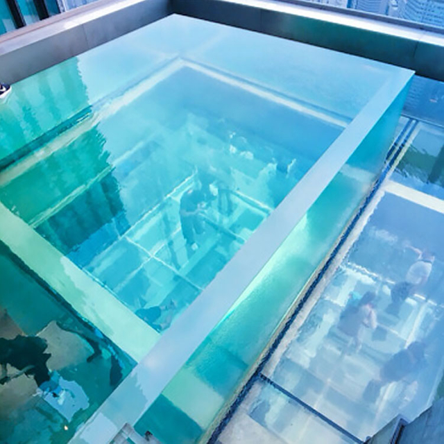 نوافذ حمام السباحة الأكريليكية المصنوعة حسب الطلب وألواح الأرضية وما إلى ذلك - مصنع leyu Acrylic